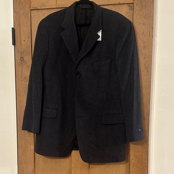 Brooks Brothers Dark Gray Men's Blazer - Picture 4 of 5